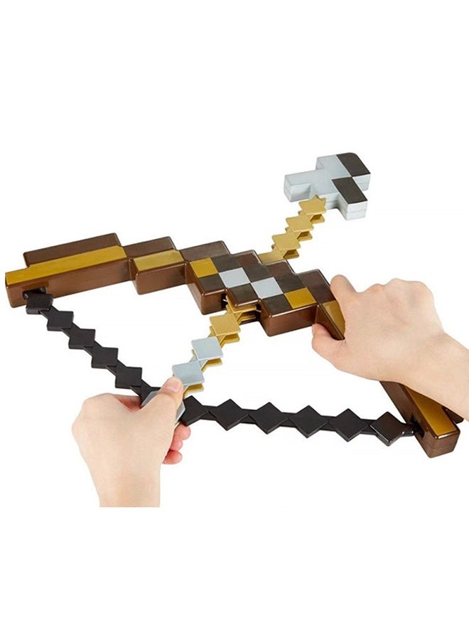 HALAMODO Bow & Arrow Set - Kid-Sized Launchable Arrows for Pretend Play & Costumes, Archery Toy Bow for Boys & Girls - for Role-Play, Outdoor Fun & Costume Accessories - Image 1