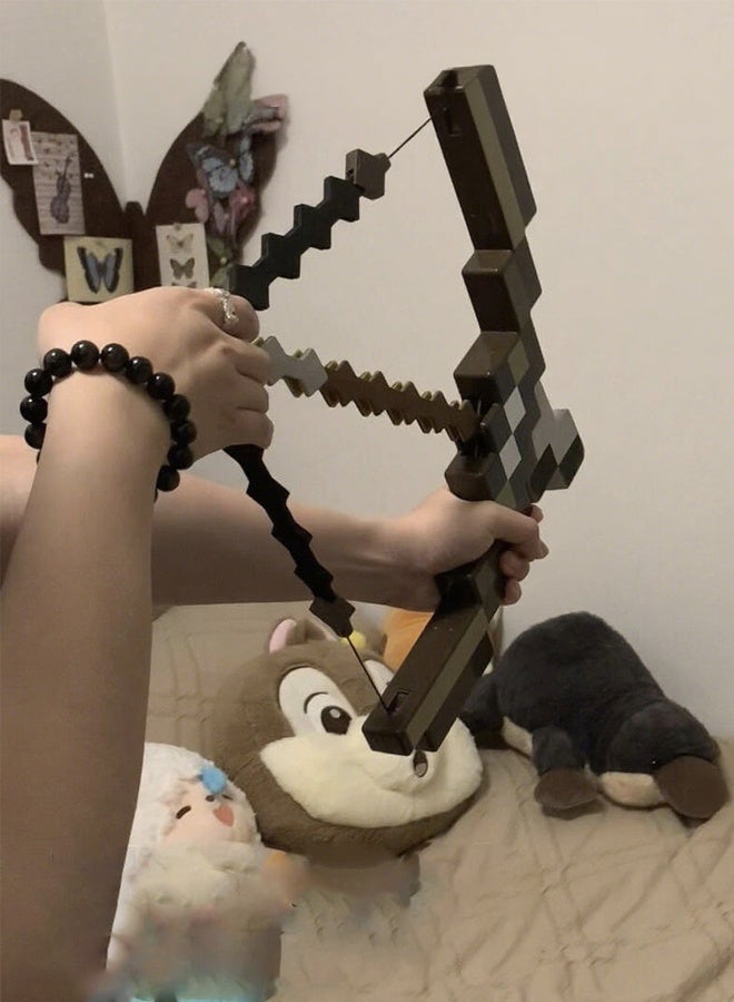 HALAMODO Bow & Arrow Set - Kid-Sized Launchable Arrows for Pretend Play & Costumes, Archery Toy Bow for Boys & Girls - for Role-Play, Outdoor Fun & Costume Accessories - Image 2