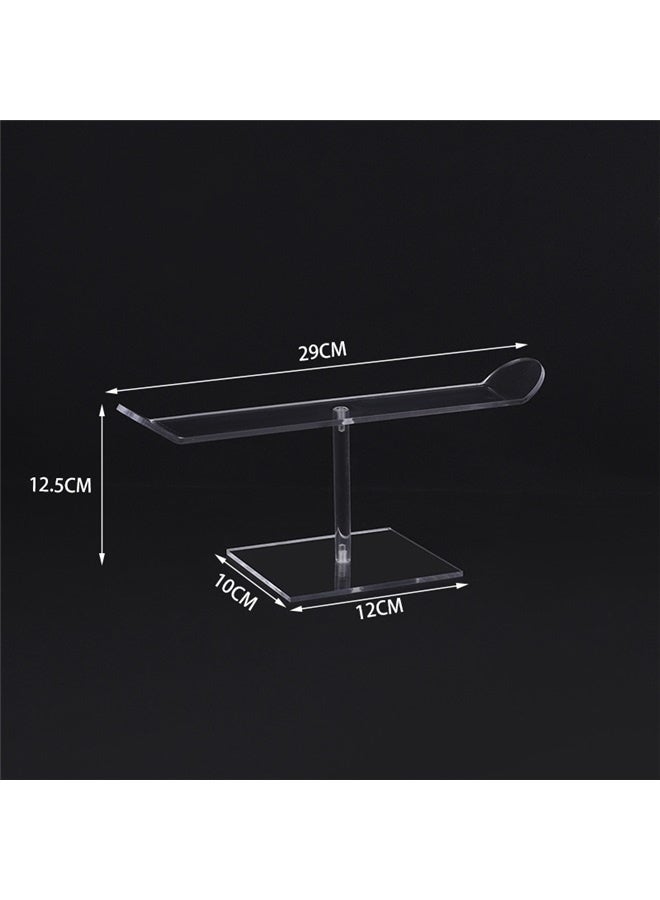 3 Pcs Acrylic Headband Holder,Clear Headband Storage Organizer Stand,Hair Accessories Holder Hairband Rack Hair Hoop Display Stand  - Image 4