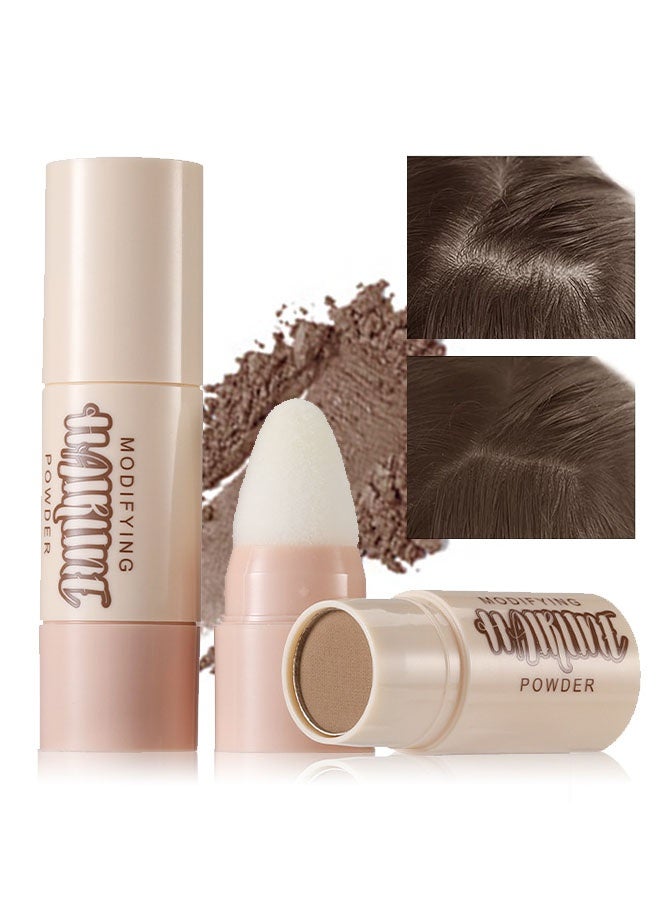 ماكس فاين بودرة لتعديل خط الشعر، قلم بودرة خط الشعر، قلم تلميع الجذور وظل الشعر، معبئ خط الشعر المقاوم للماء لتغطية الشعر الرمادي والشعر الخفيف #2ماهوجني - Image 1