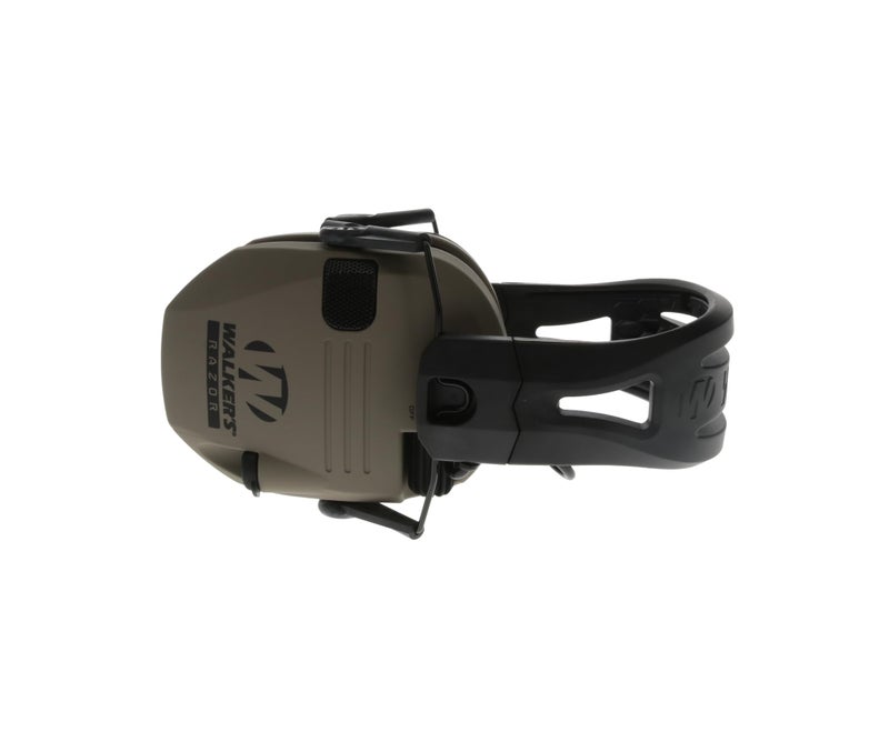 Walker's سماعات الأذن واكرز ريزور تكت-غريب - لون الأرض الداكن المسطح، حزام رأس سيليكون مركب عالي الأداء غير قابل للانزلاق - وضوح صوت طبيعي كامل نطاق ديناميكي 23 NRR - Image 4