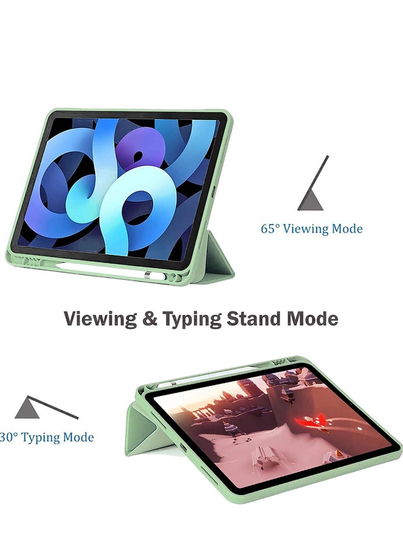 Raxoom Case for New iPad Air 5th Generation (2022)/iPad Air 4th Generation (2020) 10.9 Inch, with Screen Protector and Auto Wake/Sleep Cover, Matcha Green - Image 2