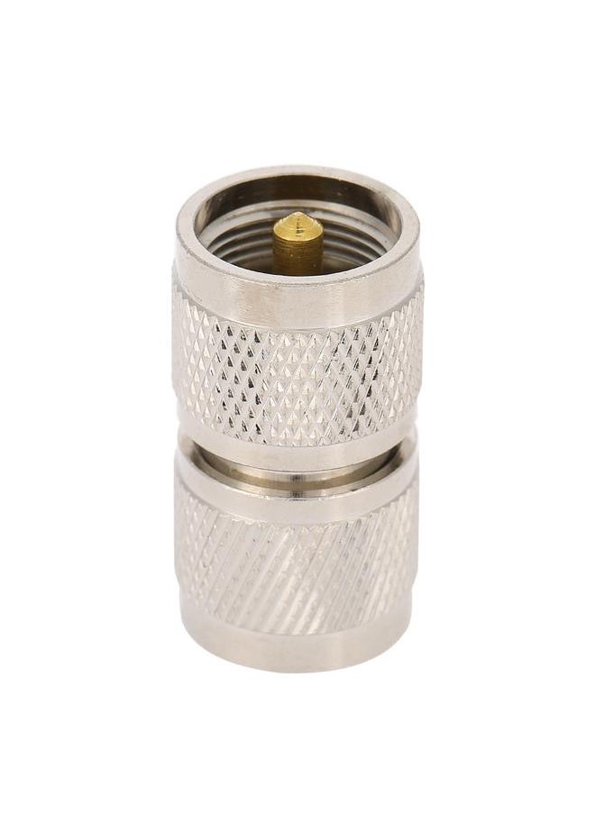 Thoraya - 5PCS UHF Male To Male Radio PL259 Electronics RF Coaxial Coax Adapter Two way Head Connector - Image 1