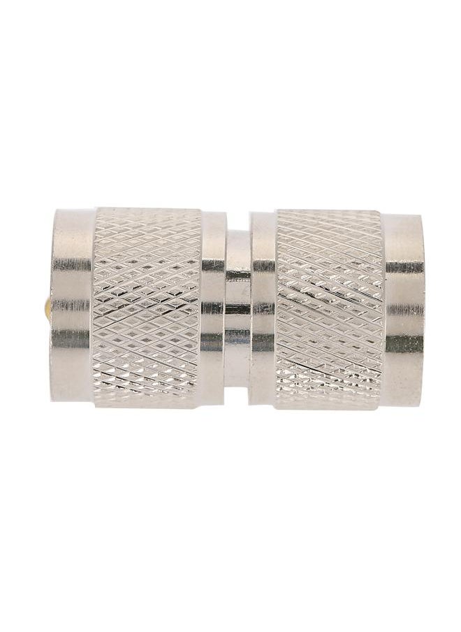 Thoraya - 5PCS UHF Male To Male Radio PL259 Electronics RF Coaxial Coax Adapter Two way Head Connector - Image 1