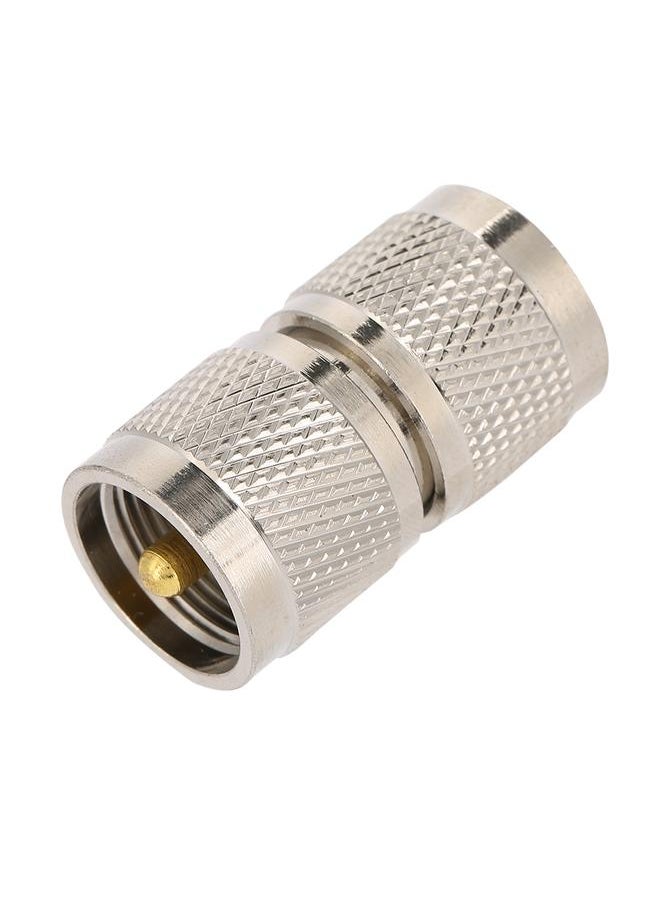 Thoraya - 5PCS UHF Male To Male Radio PL259 Electronics RF Coaxial Coax Adapter Two way Head Connector - Image 1