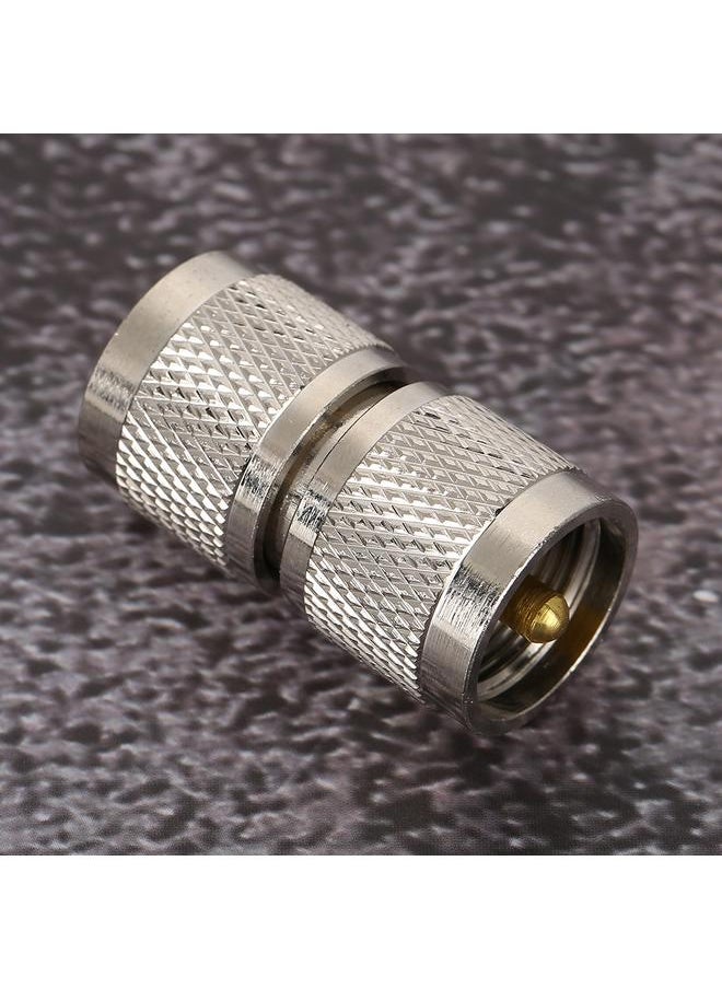 Thoraya - 5PCS UHF Male To Male Radio PL259 Electronics RF Coaxial Coax Adapter Two way Head Connector - Image 1