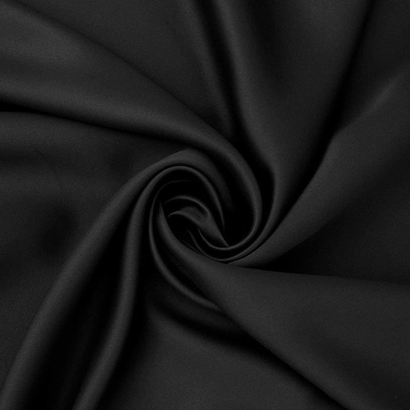 Gxi Black Doorway Curtain Solid Blackout Patio Door Curtain Panel 78 Inches Length Rod Pocket Drape Room Darkening Thermal Insulated Energy Efficient Window Treatment 1 Panel W39 x L78 Inch - Image 3