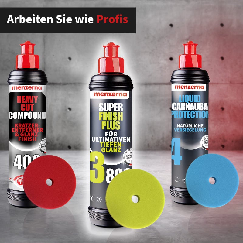 Menzerna Super Finish Plus 3800 car polishing compound, Removes polishing marks, micro-scratches and holograms in a brilliant performance, 250 ml - Image 2