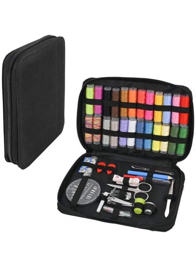 MOMENT Sewing Kit Stocking Stuffers Christmas White Elephant Gifts for Adults Teen Girls Grandma Beginner Traveler, Portable Sewing Supplies Accessories with Thread, Needles, Scissors