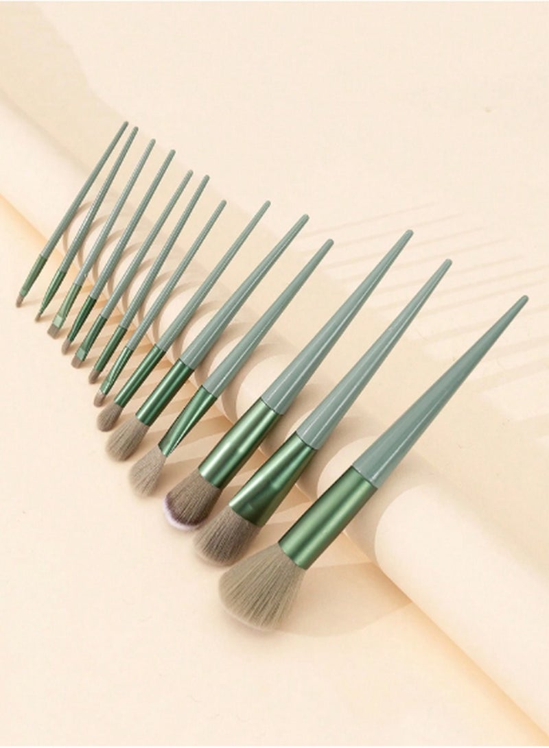 13-Piece Professional Makeup Brush Set with Travel Case – Full Face & Eye Brushes for Seamless Application - Image 2