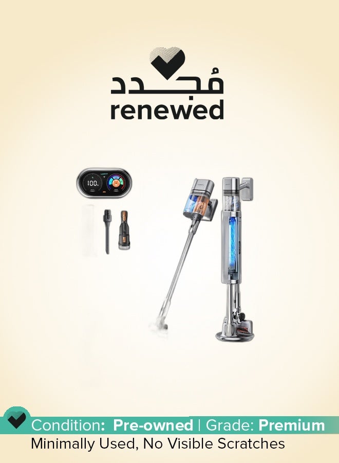 UWANT مُجدَّد - مكنسة كهربائية لاسلكية uwant مع محطة جمع الغبار التلقائية - Image 1