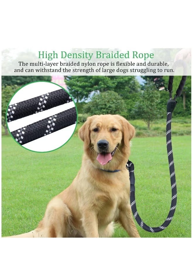 Dog leash with comfortable cushioned handle and high reflectivity, suitable for small, medium and large dogs,Training Leash with 360° Swivel Anti-Tangle, Traction Rope (1.2cm*1.5m) - Image 5