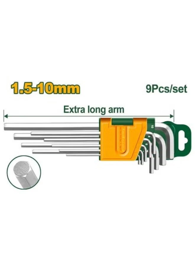 Jadever Jadever JDHK1292 Long Arm Hex Key Set – 9 PCS Chrome Vanadium Steel