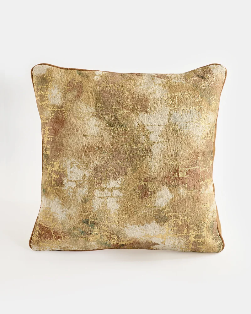Redtag Multicolour Foil Print Cushion 45cm x 45cm