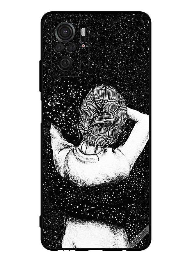 Covernex Protective Case Cover For Xiaomi Redmi Note 10S 4g Night Imagination Of Doodle Girl - Image 1