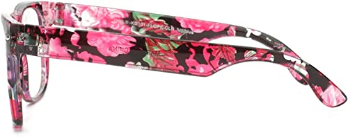 OWL Floral Pink Blue Light Blocking UV Protection Boys Girls Reading Gaming Glasses - Image 3