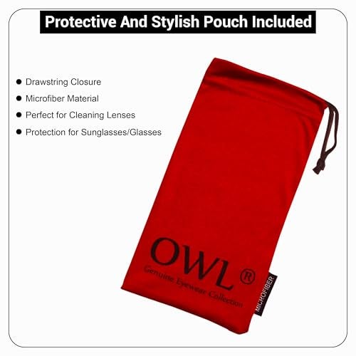 OWL Floral Pink Blue Light Blocking UV Protection Boys Girls Reading Gaming Glasses - Image 4