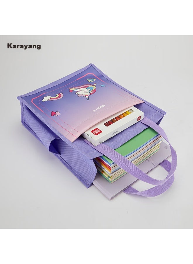 Kalayoung Primary School Tutoring Bag For Grades 1-6, Handheld Book Bag, Lightweight Stationery Bag For Boys And Girls, Large Capacity Tutoring Bag - Image 4