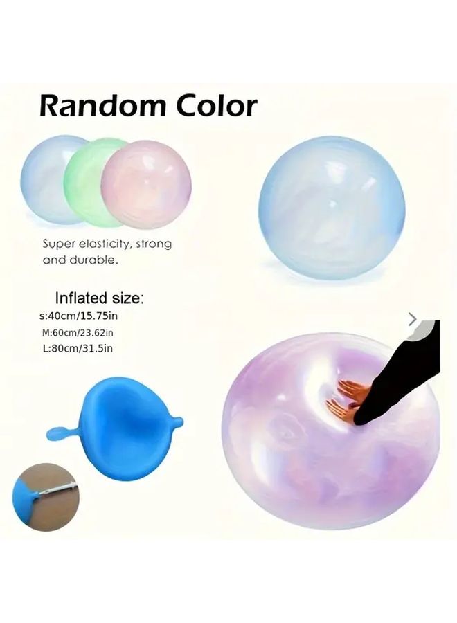 Giant Inflatable Water Ball TPE Material 15.75 Inch No Electricity Needed Outdoor Fun - Image 2
