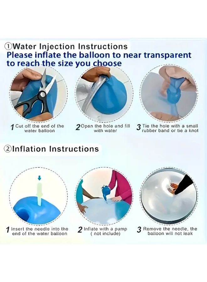 Giant Inflatable Water Ball TPE Material 15.75 Inch No Electricity Needed Outdoor Fun - Image 4