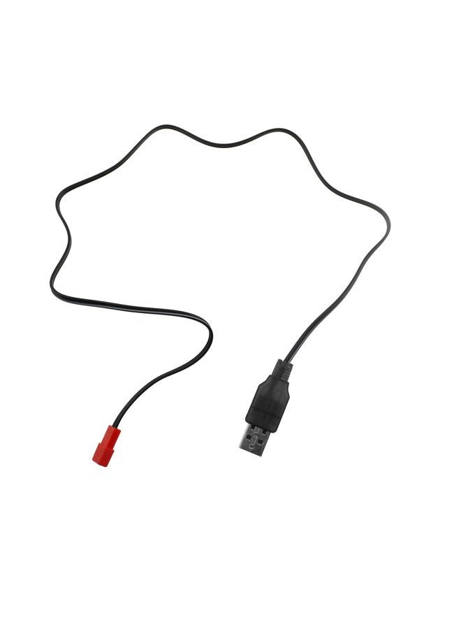 Maxmoral 3PCS Black USB Charging Cable JST Plug 3.7V USB Lithium Battery Charger for RC Aircraft Helicopter Toy Accessory - Image 4