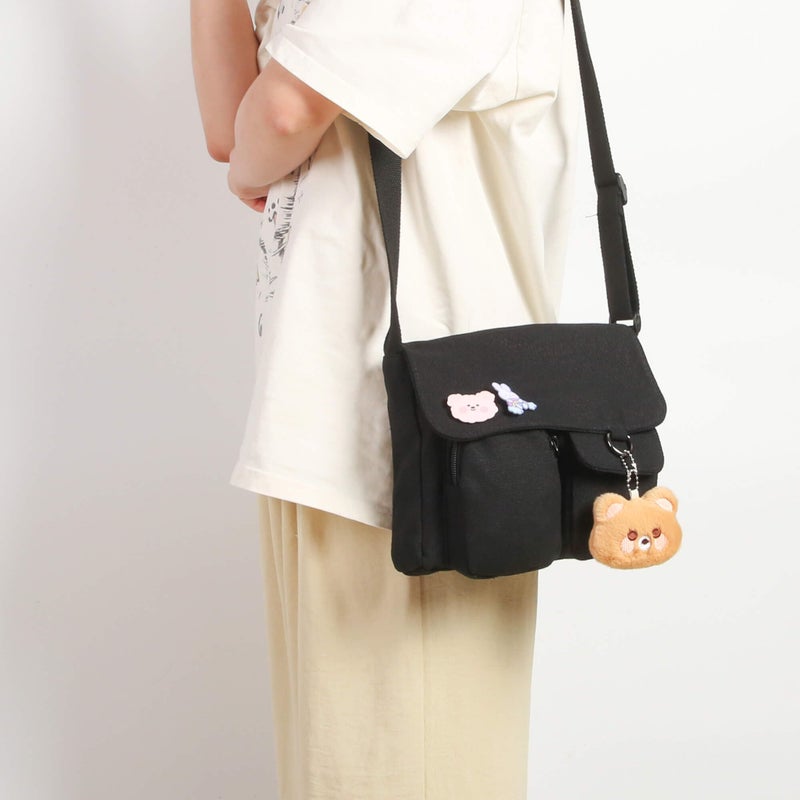 Phaoullzon Kawaii Crossbody Bag Cute Messenger Bags Canvas Shoulder Purse Gifts for Teens - Image 2