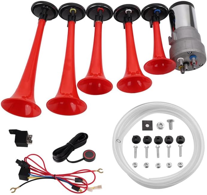 AOLIHAN Musical Air Horn Kit - La Cucaracha Sound - Image 1