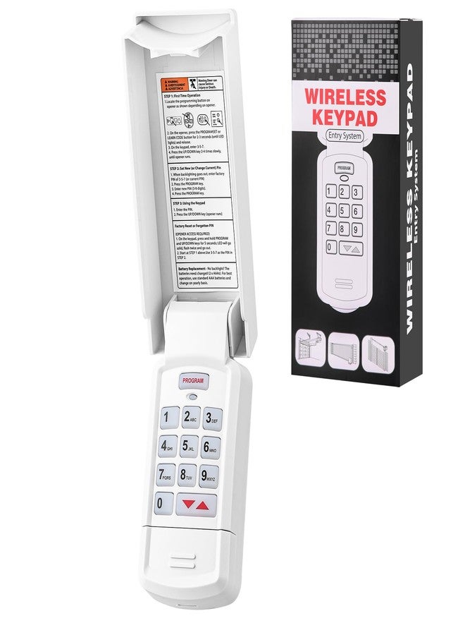 Aooashet for Overhead Garage Door Opener Keypad, Compatible with All Overhead/Genie Garage Door Openers, Work with Model GK-R 37332R OKP-BX GK-BX GWKP, GWK-IC, ACSDG, ACSDA1, ACSD1G, B8QACSDA, B8QACSDA1 - Image 1