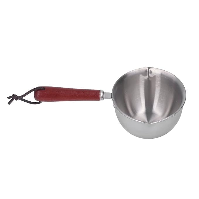 HEVASNEK Small Butter Warmer Pot Mini Pan, Corrosion-Resistant with Comfortable Handle, Deepened Bottom, Food-Grade Stainless Steel, Rustproof, Ideal for Melting Milk & Coffee (300ML) - Image 1