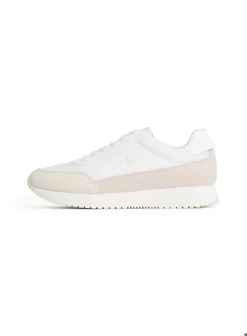 Calvin Klein Jeans Retro Low Lace Up Canvas Runner Sneakers