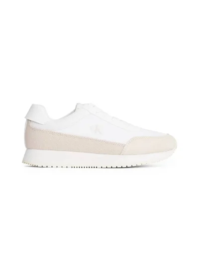 Calvin Klein Jeans Retro Low Lace Up Canvas Runner Sneakers