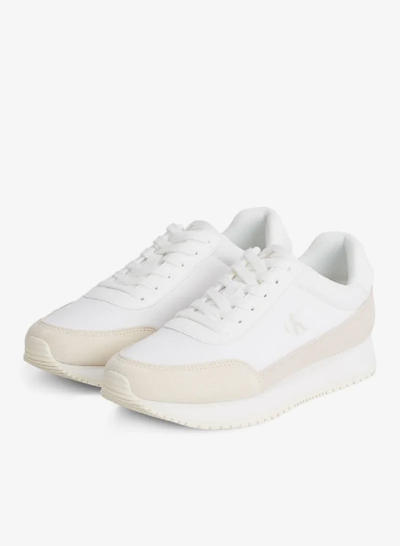 Calvin Klein Jeans Retro Low Lace Up Canvas Runner Sneakers