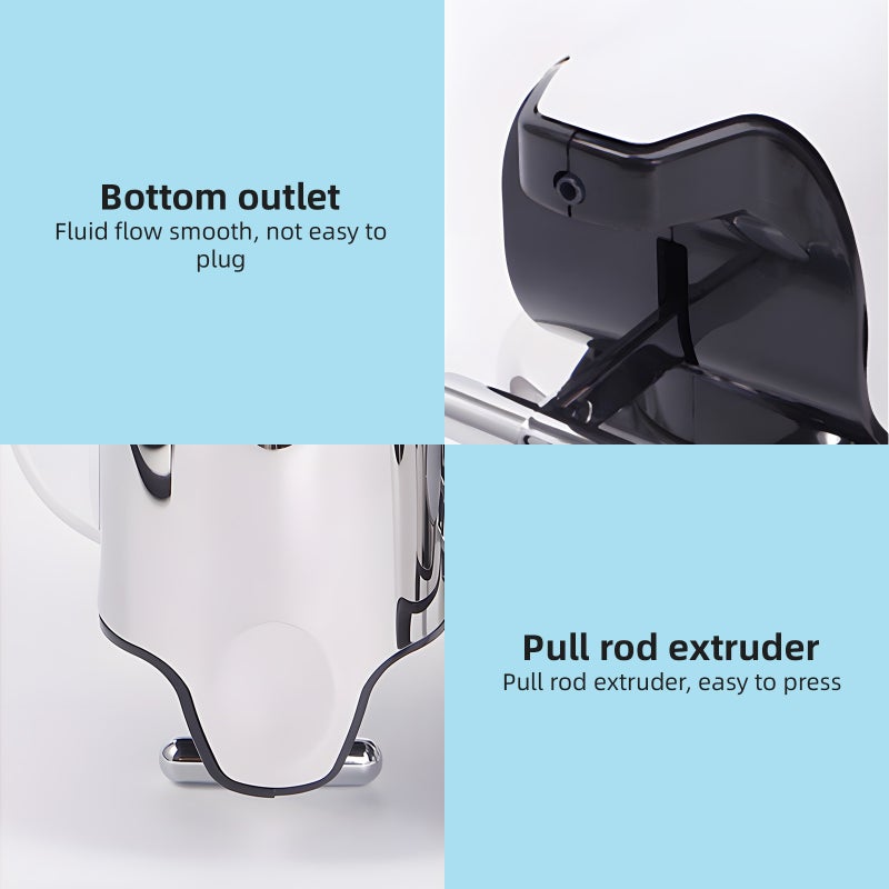 Shower Soap Dispenser: 3-Chamber 500ml Transparent Unit - 3-In-1 Versatile Design Wall-Mounted No-Drill Install Durable ABS & 304 Stainless Steel for Bathroom Kitchen - Image 4