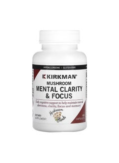 Kirkman Labs Mushroom Mental Clarity and Focus 60 Capsules  - Image 1