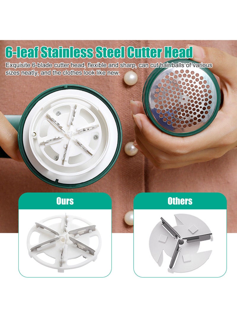 Fabric Shaver, Electric lint Remover Rechargeable, Sweater Defuzzer Lints Fuzzs Pilling Pills Trimmer, Portable Fuzz Remover for Clothes and Furniture Cleaning Brush and Fabric Protector  - Image 3