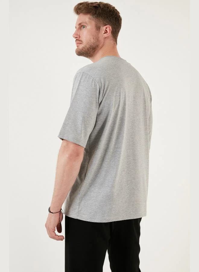 Buratti  Buratti Cotton Oversize Crew Neck Basic T Shirt Men's T SHIRT 5902365 for Men | Best Price UAE