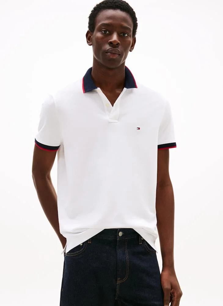تومي هيلفيغر Regular Fit Stretch Cotton Polo