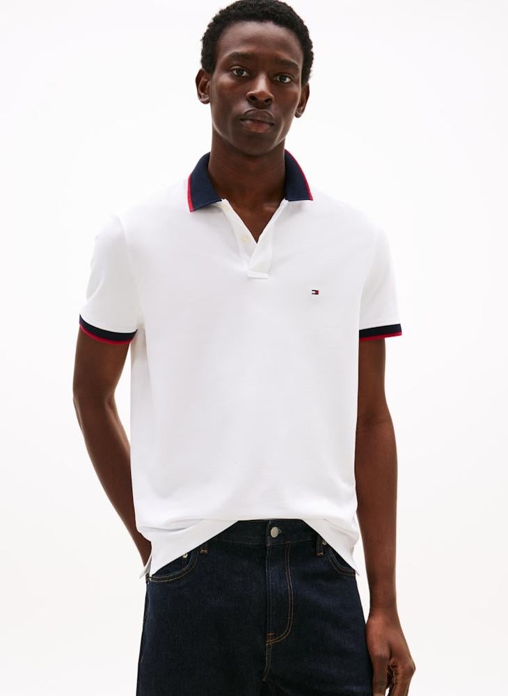 TOMMY HILFIGER Regular Fit Stretch Cotton Polo - Image 1