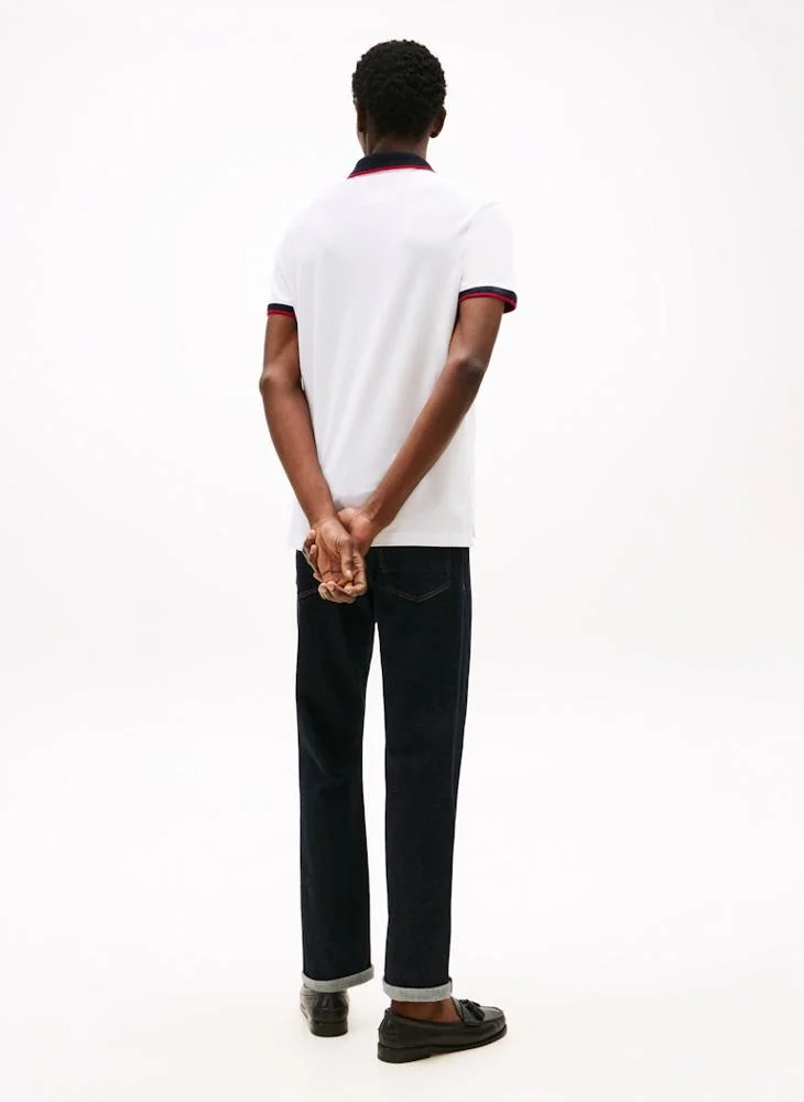 تومي هيلفيغر Regular Fit Stretch Cotton Polo