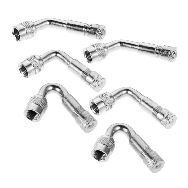 Tire Valve Stem Extenders 6 Pcs For Car Motorcycle Truck Bicycle Easy Inflation - Image 2