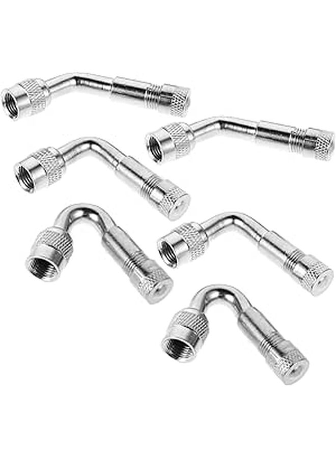Tire Valve Stem Extenders 6 Pcs For Car Motorcycle Truck Bicycle Easy Inflation - Image 1