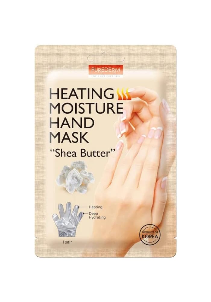 Purederm Shea Butter Heating Moisture Hand Mask - 1 Pair - Image 1