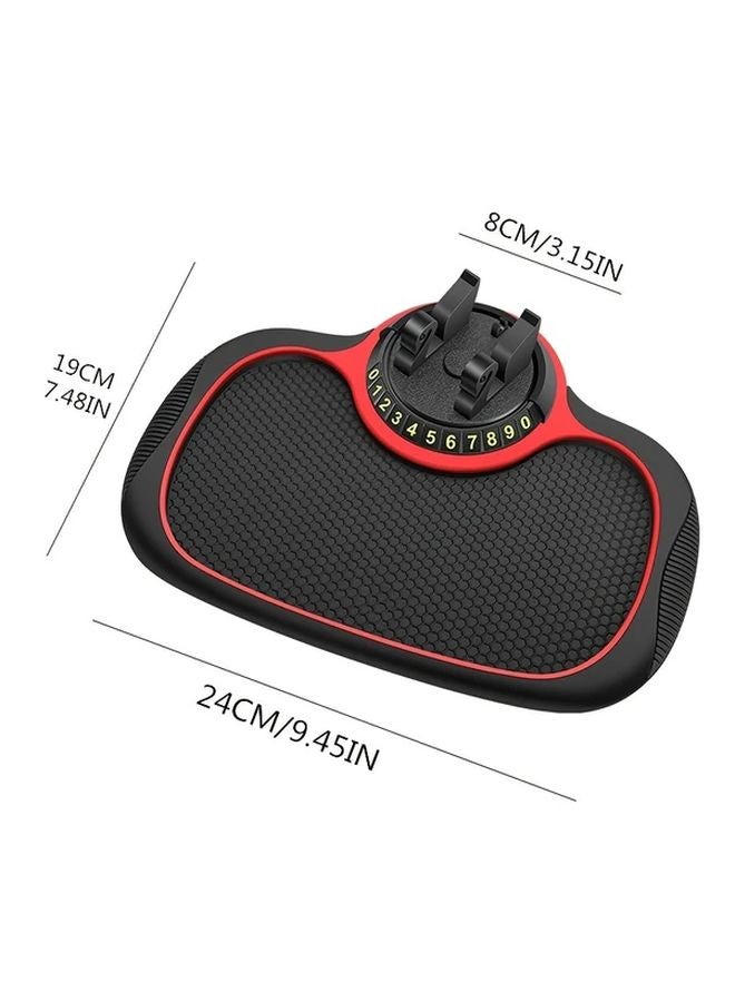 Multi Functional Car Anti Slip Mat And Phone Mount With 360 Rotating Swan Bracket 1pc - Image 4