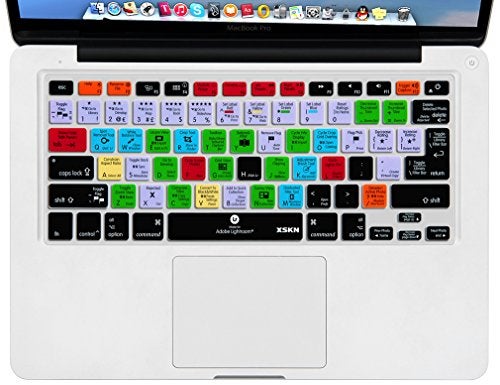 XSKN Adobe Lightroom Keyboard Silicone Skin Cover for MacBook Air 13, Pro 13, 15, 17 and Wireless keyboard - Image 2