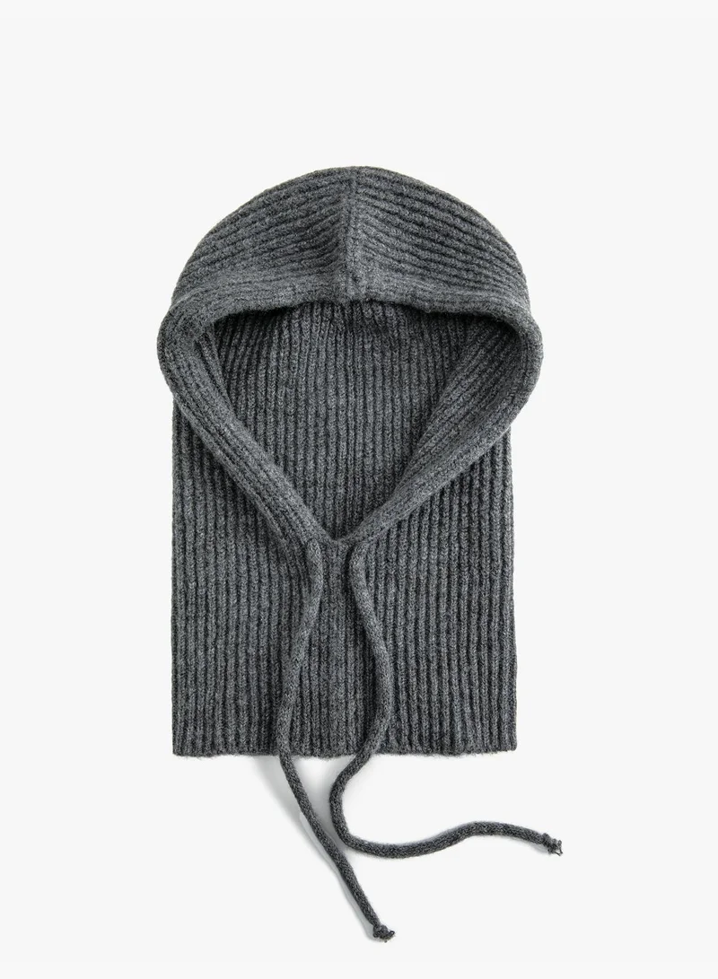 KOTON Şahika ErcüMan X Koton - Tie Detail Snow Beanie