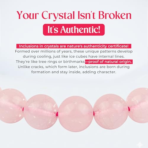 GEMSMANTRA Amethyst & Rose Quartz Combo Crystal Bracelet | Lab Certified 8mm Round Cut Beads | Unisex Healing Bracelet for Men & Women | Promotes Love, Emotional Healing & Serenity - Image 2