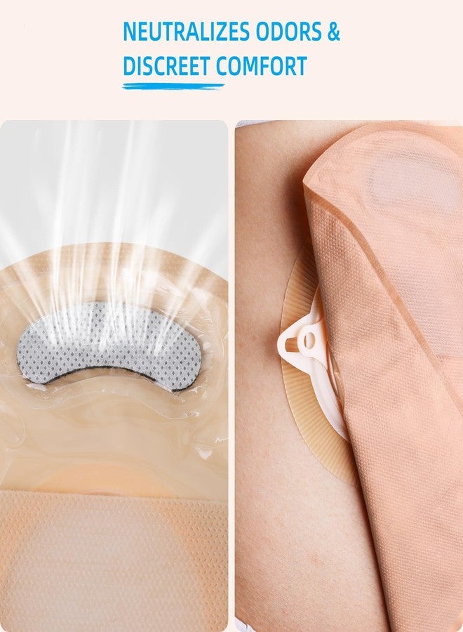 KONWEDA Colostomy Bags Convex Two Piece System | Ostomy Bags Ostomy Supplies Drainable Pouches with Belt Buckle | 15pcs Pouches + 6pcs Convex Barriers - Image 5