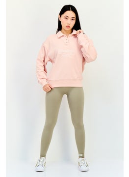 Reebok Women Sportswear Fit Long Sleeve Outdoor Sweatshirt, Pink  - Image 4