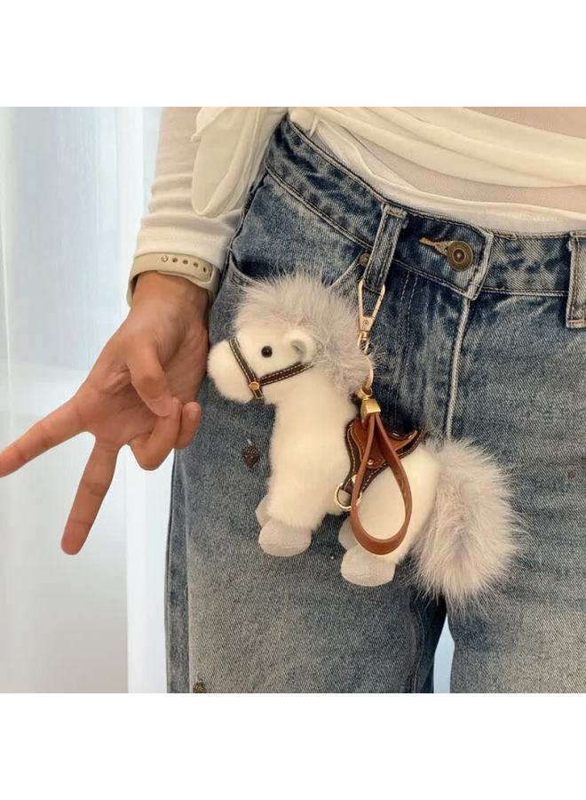 Weltston Year Of The Horse Mascot Plush Toy Zodiac Horse Doll New Year Gift Keychain - Image 5