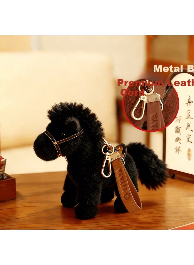 Weltston Year Of The Horse Mascot Plush Toy Zodiac Horse Doll New Year Gift Keychain - Image 4